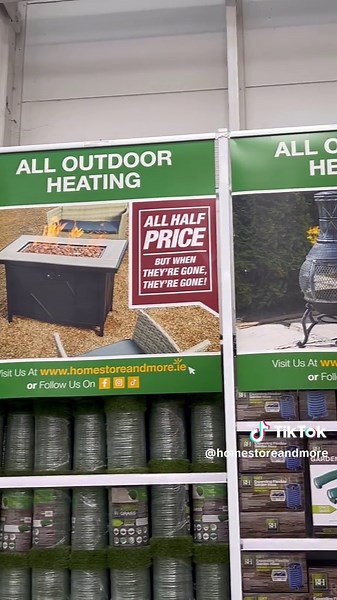 New this week - ALL OUTDOOR HEATING is now ALL HALF PRICE! 🔥 Stay warm and cosy during the chilly evening time and give your garden or outdoor area a stylish addition! 🥰 Shop in-store and online now! (Link in bio) #outdoorheating #ahappyhome #summer