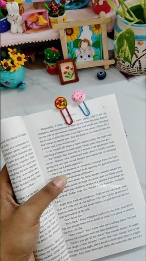 DIY cute paper clips #claycrafts #diy #diycrafts #paperclips #shorts #viralshorts #shortsfeed #fyp