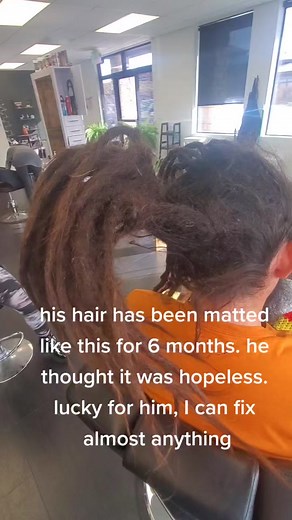 Dreadlock Repair Process with Meticulous Detail