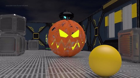 Pacman vs Monsters #12 Compilation | Pumpkin Robot, Platinum, Lava, Ice Monsters