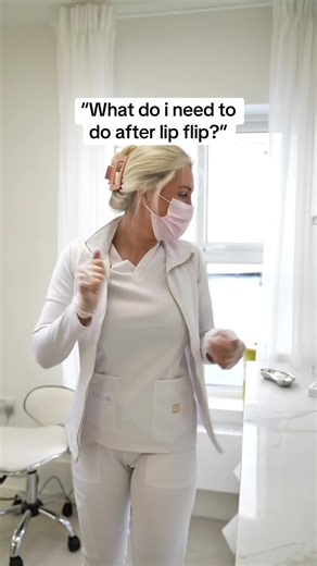 ‏Lip flip & Botox after care #lips #lipfiller