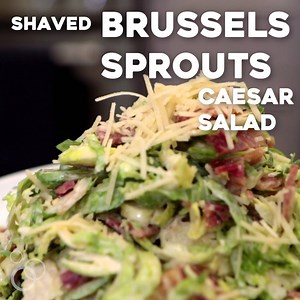 308K views · 143 reactions | A new kind of Caesar Salad! You'll love it! RECIPE: https://laurenslatest.com/brussels-sprouts-caesar-salad/ Inspo Network | Lauren's Latest | Facebook