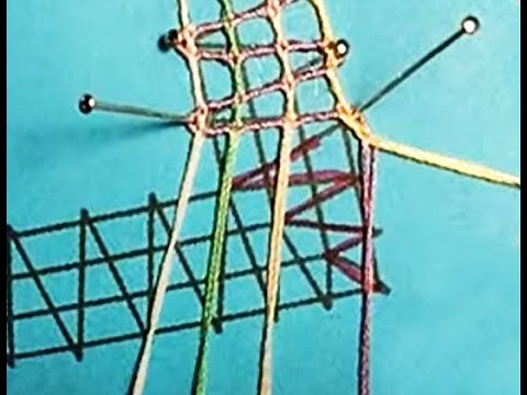 Double Stitch Square Corner - Idrija Techniques