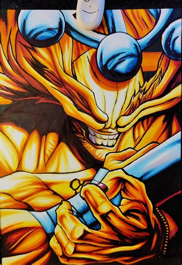 Drawing Golden Mahoraga✏️🤯🔥 What did you think of the result?👀 #drawing #mahoraga #jujutsukaisen #asmr #luccidelosbravitos
