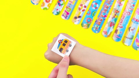 Cherisnowy 48PCS Beach Party Favors – 24PCS Temporary Pre - cut Tattoos & 24PCS Slap Bracelets – Summer & Ocean-Themed Birthday Supplies, Baby Shower Gifts, Classroom Rewards & Party Decor for Kids
