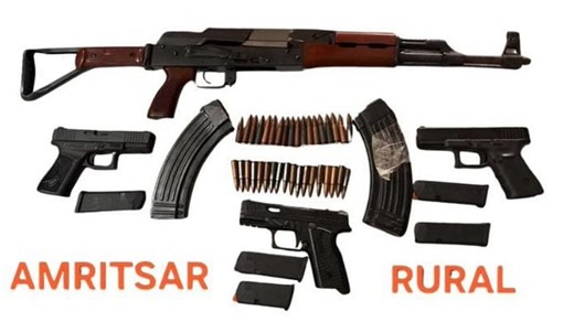 Punjab: 2 Linked To ISI-Backed Module Held With AK-47 Rifle, 3 Pistols