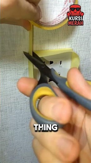 Tape Hack for Clean Outlets #diy #tricks