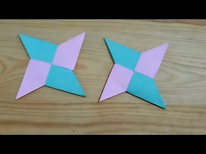 how to make paper Ninja star - Shuriken