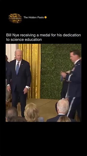 History 📌 Entertainment 📽️ News 🎤 on Instagram: "Follow us @thehiddenpasts to learn something NEW everyday 🧠💫 The "Science Guy" receives the nation's highest civilian honor. 🧪🎖️ On January 4, 2025, Bill Nye was awarded the Presidential Medal of Freedom by President Joe Biden in a ceremony at the White House. This prestigious honor recognizes Nye’s decades-long commitment to making science accessible, engaging, and undeniably fun for millions of people across the globe. Best known for his 