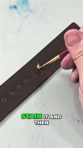 DIY Leather Cuff: Unleash Your Creativity with Easy Steps! #shorts