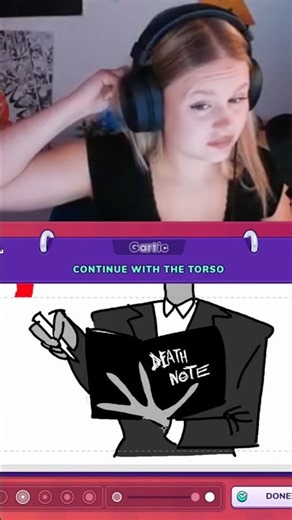Death note / exquisite corpse w/ viewers #garticphone