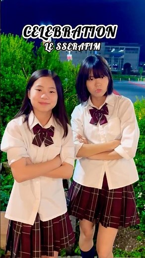 #CELEBRATION - LE SSERAFIM / trend dance / dance cover / #uniformdance #kpop #shorts