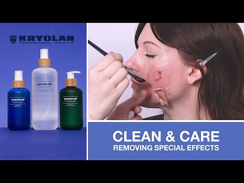 How To Remove Liquid Latex & SFX Make-up | Gentle & Effective Method With Natural Cleansing Oil