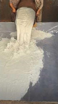 How White Liquid Turns Into Foam | Complete Manufacturing Process