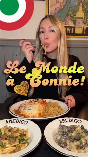 Insieme Montreal on Instagram: "Ciao a tutti! We're back with another feature of "Le Monde à Connie!" with our very own @cheesyobsession as she goes around the city to find the most delicious food! 🔥 This week, Connie went to this classic, family-style Italian restaurant in the NDG area known for it's comforting and flavorful dishes - ladies and Gentleman, it's @bistroamerigo 🇮🇹 Come enjoy dishes like their famous truffle gnocchi, meatballs, seafood, osso bucco and more all prepared by owner