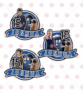 Personalized Time Travel Cake Topper | Sci-fi Birthday Decoration - Etsy UK