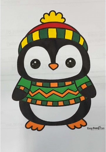 Pinguim Bebê: Vídeos Satisfatórios de Colorir
