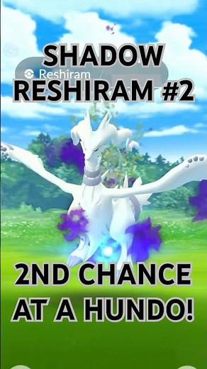 MY SECOND SHADOW RESHIRAM IS IT ACTUALLY GOOD! 😱🔥 #PokemonGO