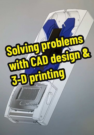 There are a few things that 3-D printing does really well and this is one of them. This is a fast turnaround solution to a problem that a business has been suffering from for years operating dozens of deep freezers using their temperature equipment which has no real mounting solution. Between visiting their facilities to look at how they are using this equipment, 3-D scanning the parts, and doing the actual CAD design and producing the 3-D sliced files - this project took me about 12 hours and I