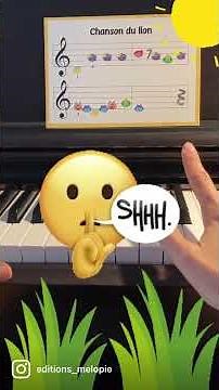 Le Carnaval des animaux, Chanson du lion de Camille Saint Saens au piano