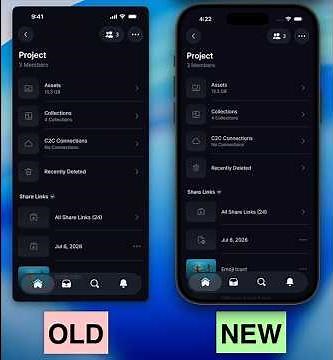 New in Frame.io iOS: Faster navigation, faster uploads