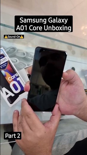 samsung galaxy a01 core unboxing