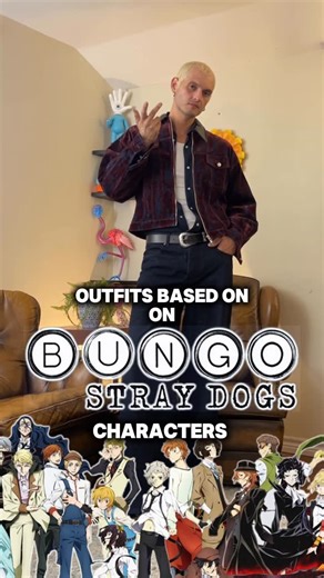 Vico on Instagram: "Bungo stray dogs is not talked about enough Mori Scarf @ebay Coat @asos Vest thrifted Tie thrifted (christian dior) Pants coofandy Boots @ysl Akutagawa Glasses @rayban Leather coat @phixclothing Shirt @anndemeulemeester_official Dazai Glasses gasstation Coat thrifted Vest thrifted Shirt phix Pants phix Nakajima Shirt annDemeulemeester Vest thrifted Shorts @dickies Boots guidis Pl2 #outfitideas #styleinspo #outfits #bungostraydogs #outfitinspiration"