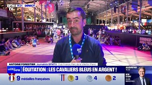 JO: l'équipe de France a décroché la médaille d'argent du concours complet d'équitation