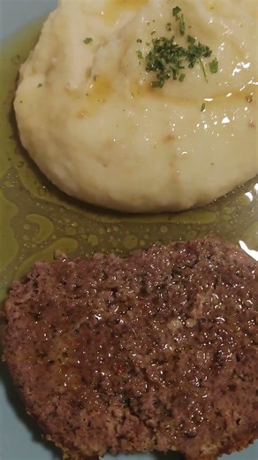 faschierter Braten mit Püree Mahlzeit #food #shorts