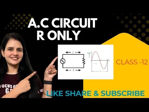 AC Circuit Containing Resistance Only and power dissipation| Class 12 Physics
