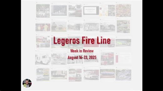 Morning viewing. Week in review, some 30 postings from last week, including an audio recap of the Wilmington (NC) gas explosion and fire that injured five firefighters. Runs just under 15 minutes. Using OBS PPT. | Legeros Fire Line