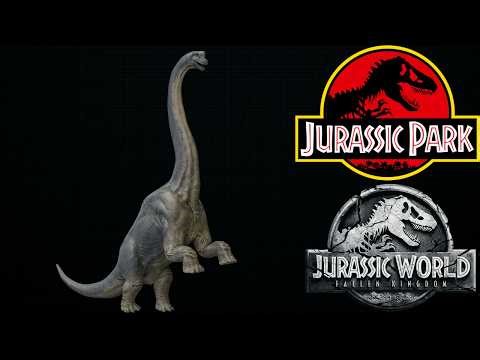 Jurassic Saga [1993 - 2018] - The Brachiosaurus Screen Time