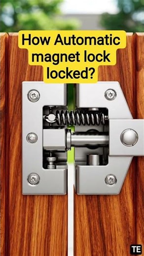 How Automatic magnet lock is locked? #shorts
