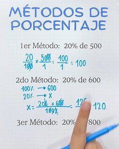 ✅Métodos para calcular porcentaje✅ | Juegos Matemáticos