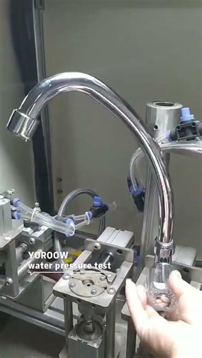 YOROOW faucets undergo 100% water pressure testing 💧