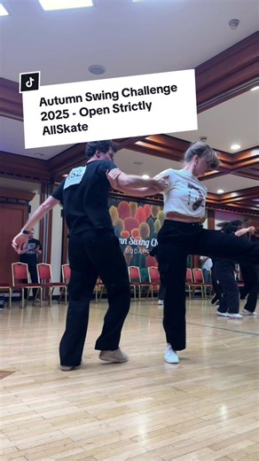 🕺💃 Raphael Krauthann & Michelle Braun 🎵 Solo Dancing - Indiana (no rights to the music, just want to show the dance) 📍Open Strictly AllSkate - Autumn Swing Challenge 2025 🍁 #westcoastswing #wcs #randompartnerrandomsong#CapCut