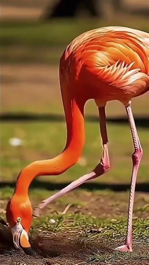 💕You Won’t Believe What This Flamingo Just Caught!#Birds#Flamingo#Snake#youtubeshorts#short#reels#ai