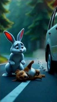 YouTube vm ai cartoon ai video doggy ka accident ho jata hai khargosh bahut rota hai#viral #ai #funn