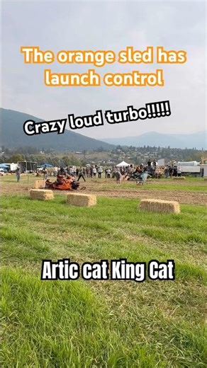 Sled with launch control. #snowmobile #shorts #creston grass drags #Kokanee snowmobile association.