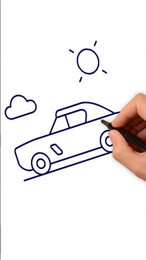 How to Draw a Car #HowToDrawACar#CarDrawing#EasyDrawingTutorial#DrawingForBeginners