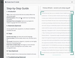 Creating a How-To Guide: A Structured Workflow