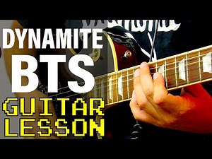 How To Play Dynamite by BTS (Guitar Lesson)