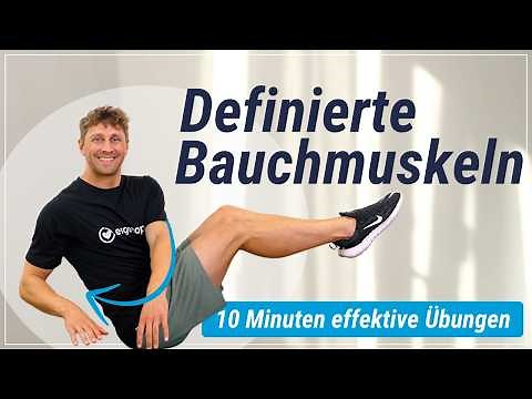 10 Min. Bauch Workout zuhause – Effektive Übungen für definierte Bauchmuskeln!