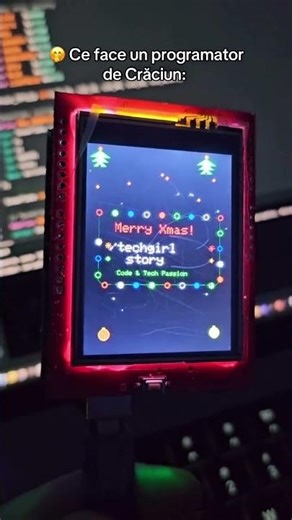 Merry Christmas pe Arduino 🎄 | TechGirl Story #shorts