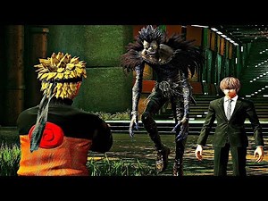 Jump Force - Naruto Meets Light Yagami Cutscene