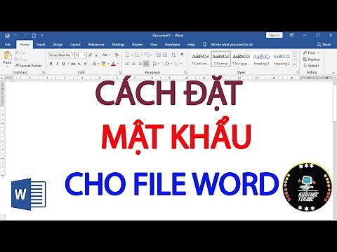 How to set a password for a word file
