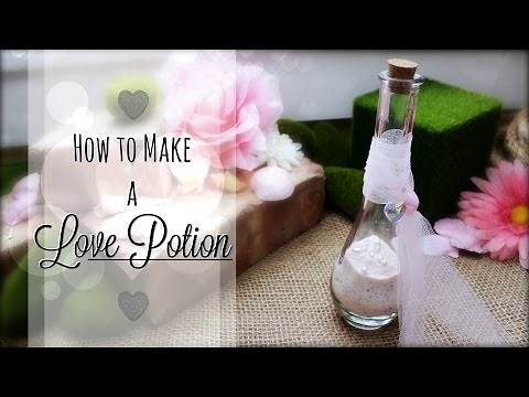 How to Make a Love Potion ♥ DIY Rose Scented Fairy Dust ♥ #Valentine Crafts