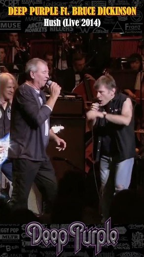 DEEP PURPLE Ft. BRUCE DICKINSON - Hush (Live 2014) #deeppurple #iangillan #brucedickinson #rock