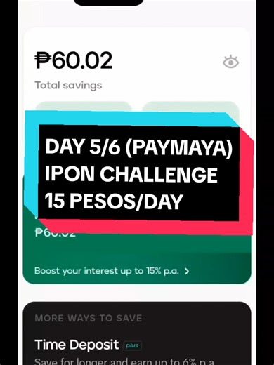Join My 15 Pesos Per Day Savings Journey