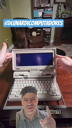 Internet Relics: IBM 1986 Notebook with Printer and CAD V1.4 by @Vitaskhr